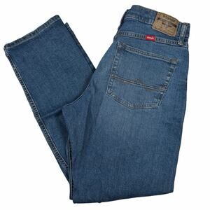 Wrangler Jeans Mens Size 31x30 Blue Athletic Fit Stretch Denim Cowboy